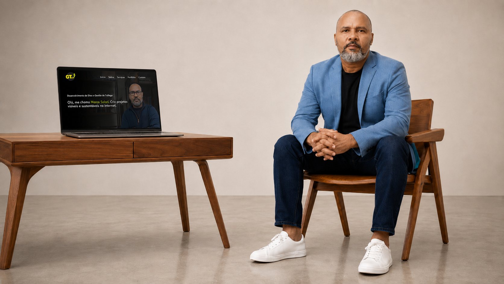 Marco Souza, programador e gestor de tráfego